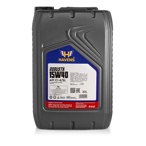 Havens Robusta HD SAE 15W40 API CI-4SL 20L